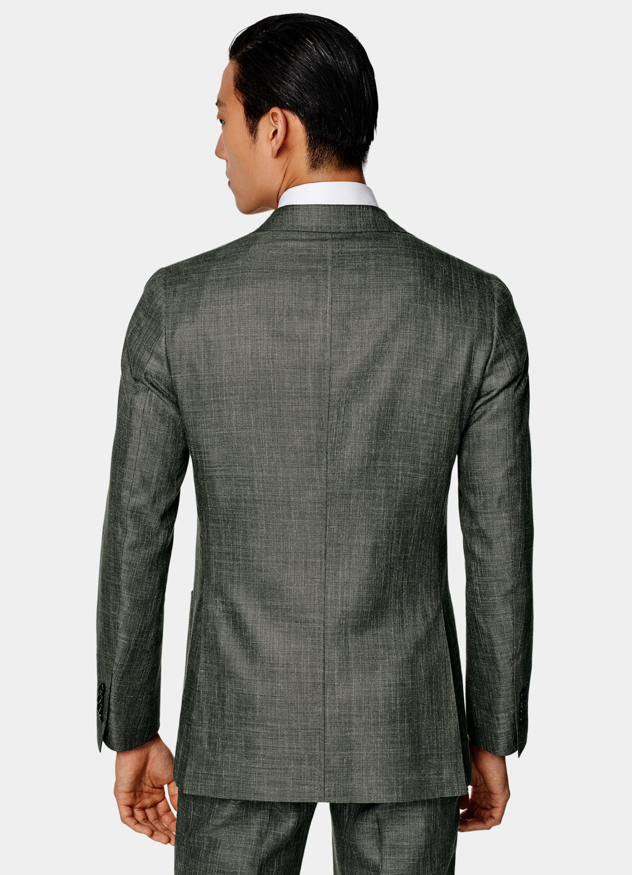 Costume Havana coupe Tailored vert foncé