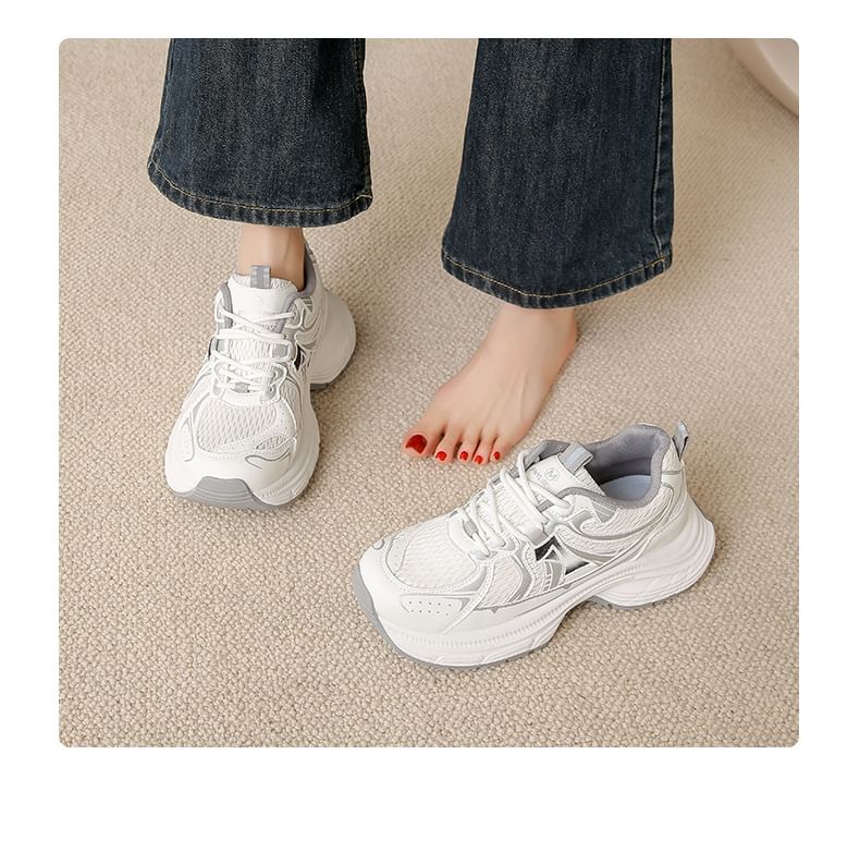 FRAISO - Platformpaneel Mesh Sneakers