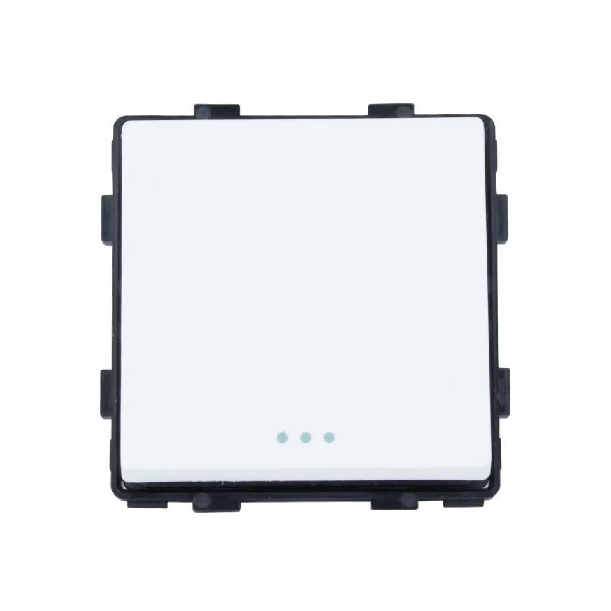 Ledkia Bouton Poussoir Simple Modern - Blanc