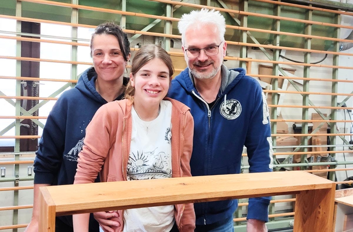 Schreiner-Workshop für die Familie Weinheim