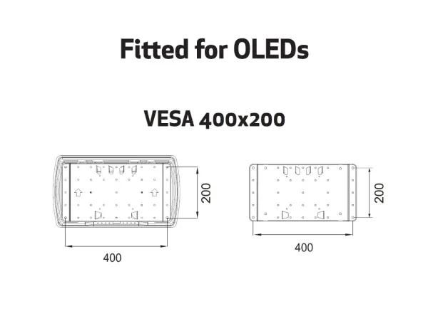 Multibrackets M VESA Super Slim Tilt & Turn Plus HD - Monteringssæt (drejelig arm) - for fladt panel - sort - skærmstørrelse: 42