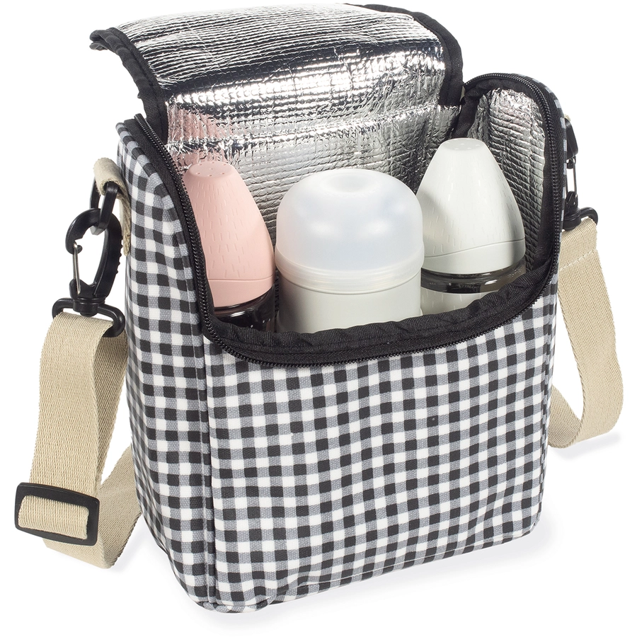 Walking Mum Thermotasche I Love Vichy schwarz