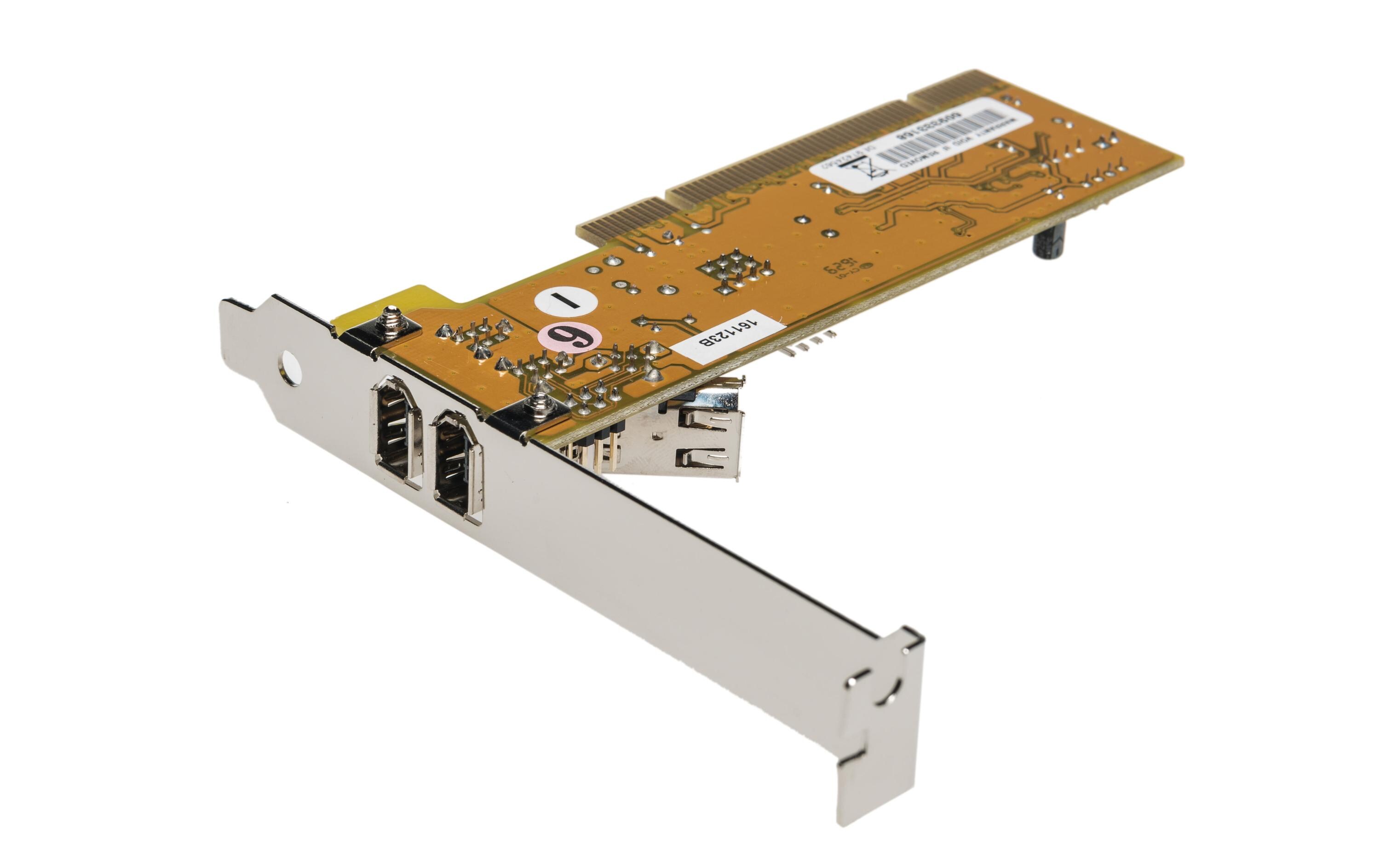 PCI-Karte EX-6450FireWire PCI-Karte mit 2+1 Ports (TI chip)