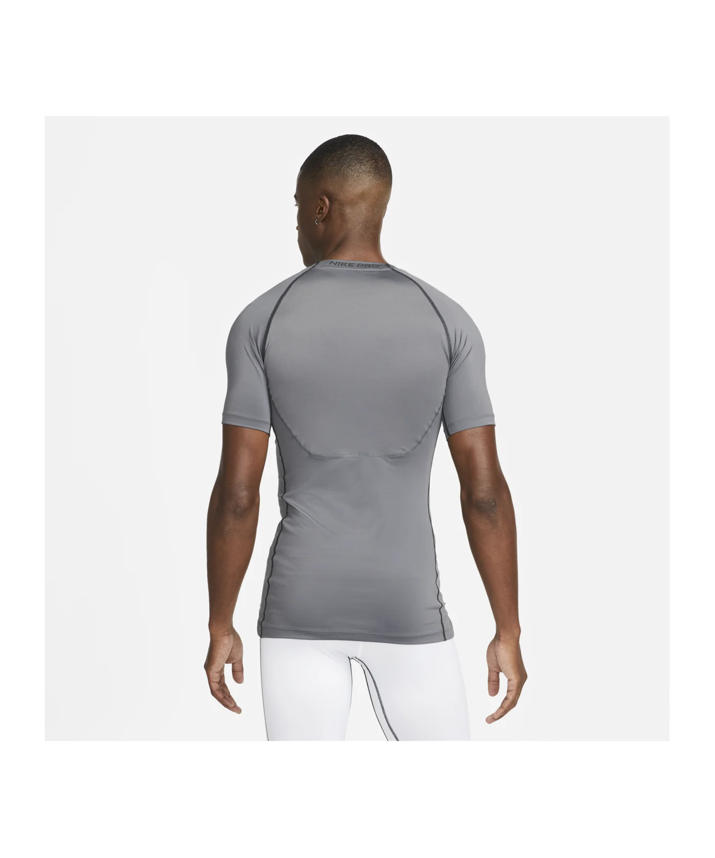 Nike Pro Shortsleeve Shirt Grau Schwarz F068