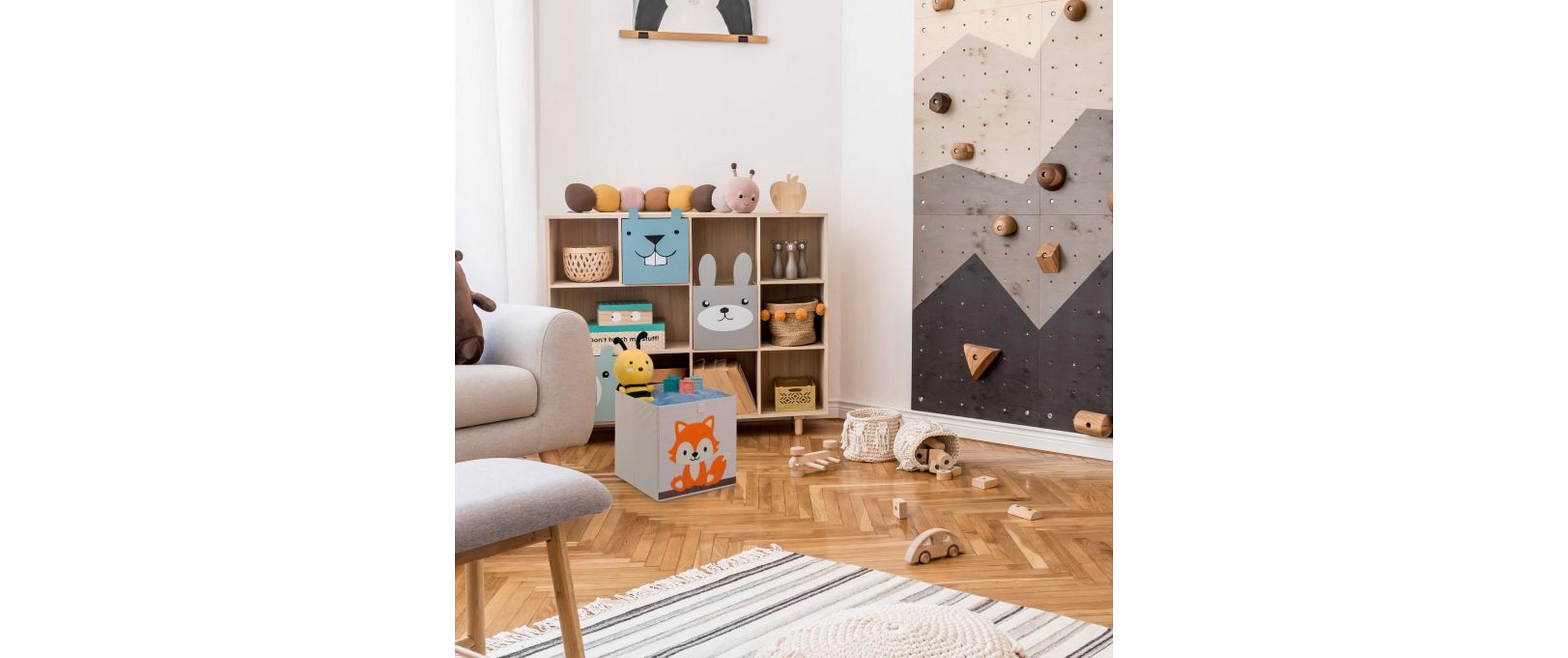 Spielzeugbox FuchsFaltbare Aufbewahrungsbox für das Kinderzimmer