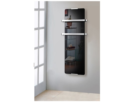 CHEMIN'ARTE - Sèche-serviette rayonnant 1200w noir - 141
