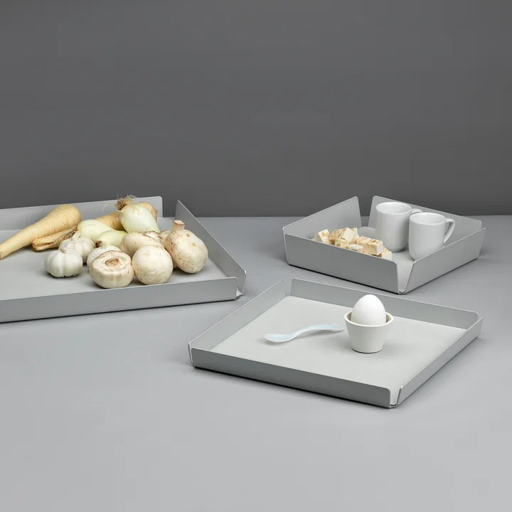 Lind DNA - Tablett Square Mini Double, Cloud braun / Nupo hellgrau - anthrazit