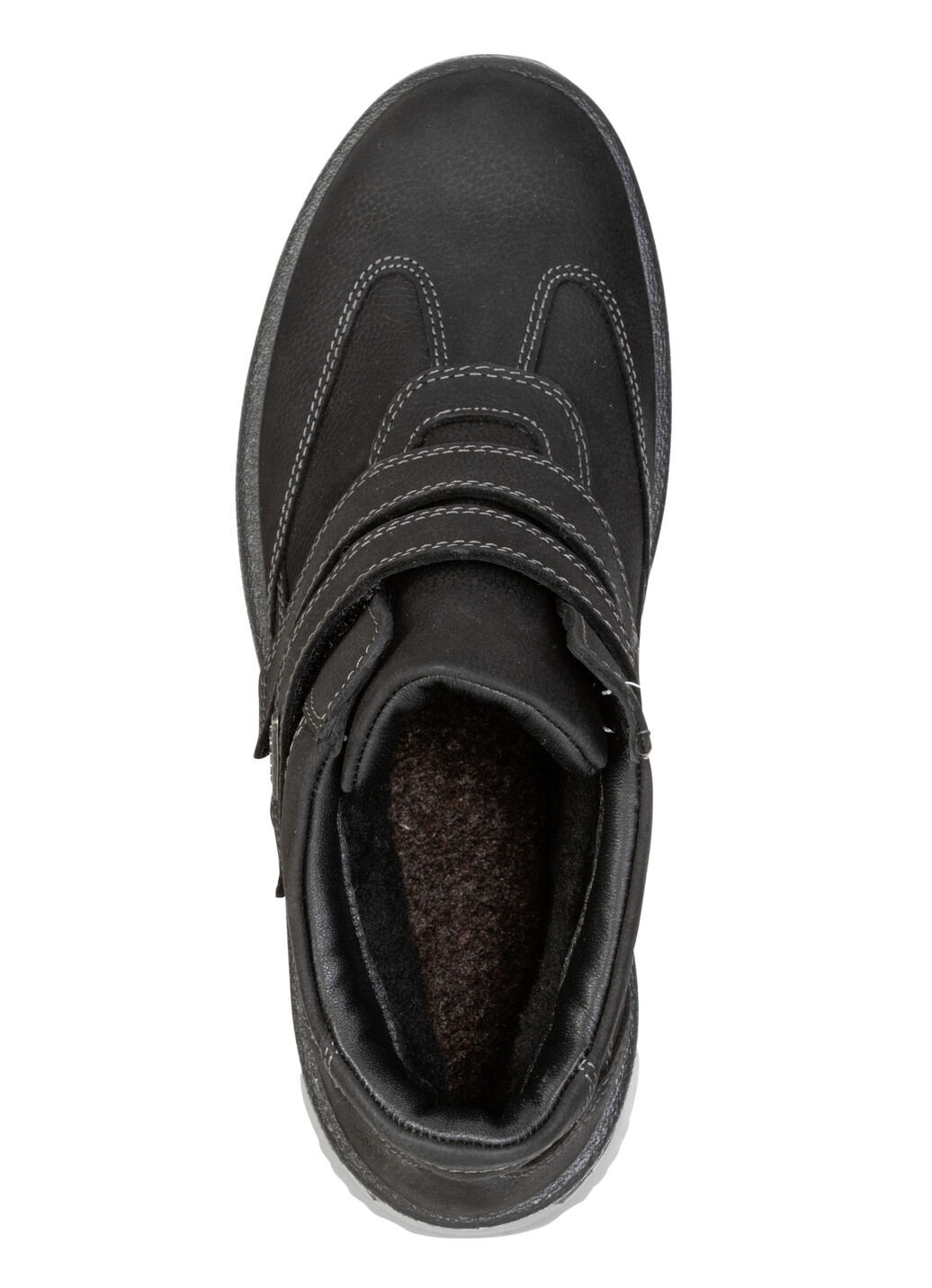 Gefütterte Damen-Boots, Winterschuhe, Weite H, mit Plüsch