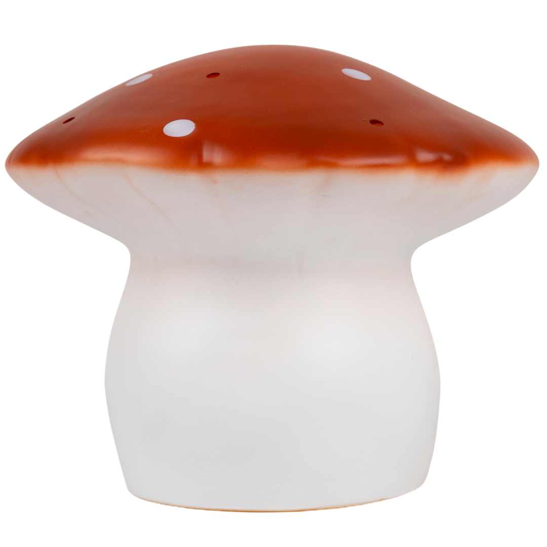 egmont toys heico lamp vliegenzwam - rode baksteen - 20 cm