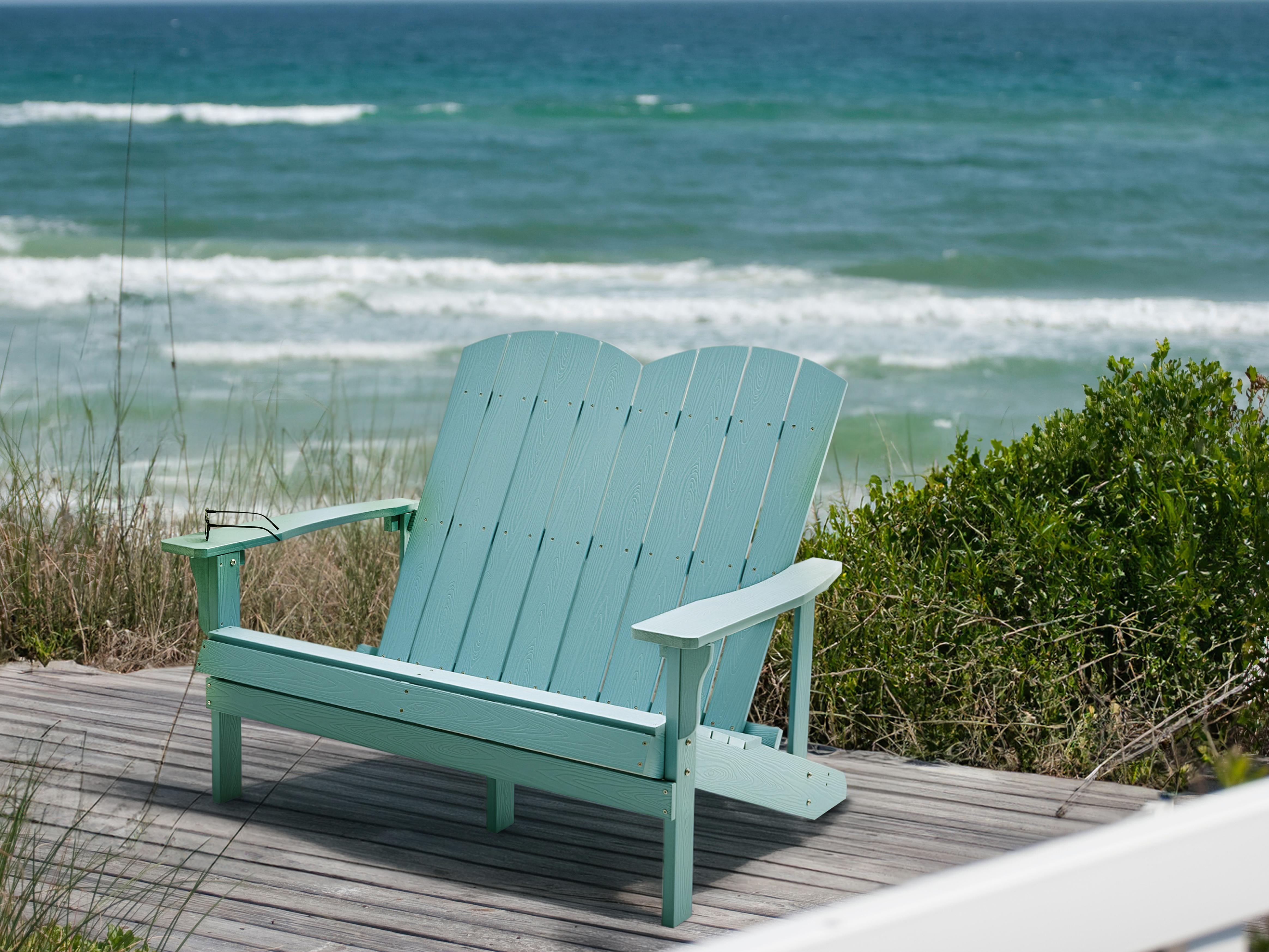 Tuinbank ADIRONDACK 125 cm Lichtblauw
