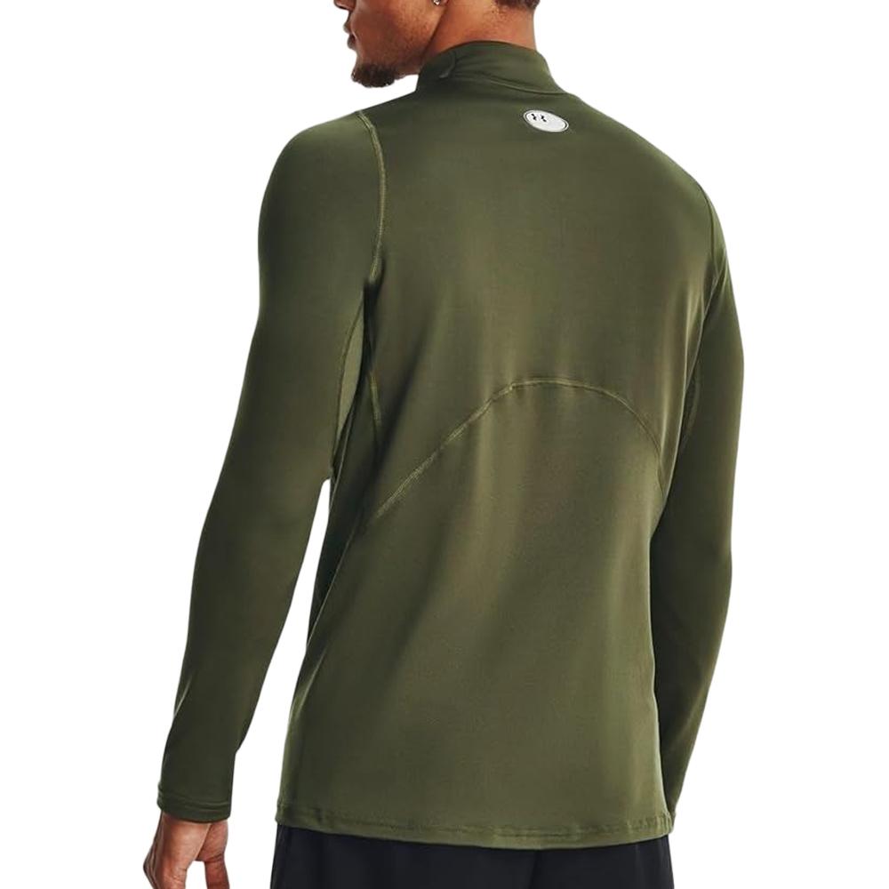 Under Armour Maillot de sport Kaki Homme Under Armour Fitted Mock