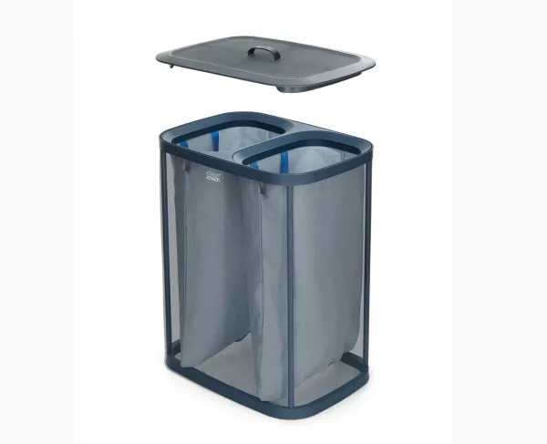 Vasketøjskurv Joseph Joseph 90 ltr. sort
