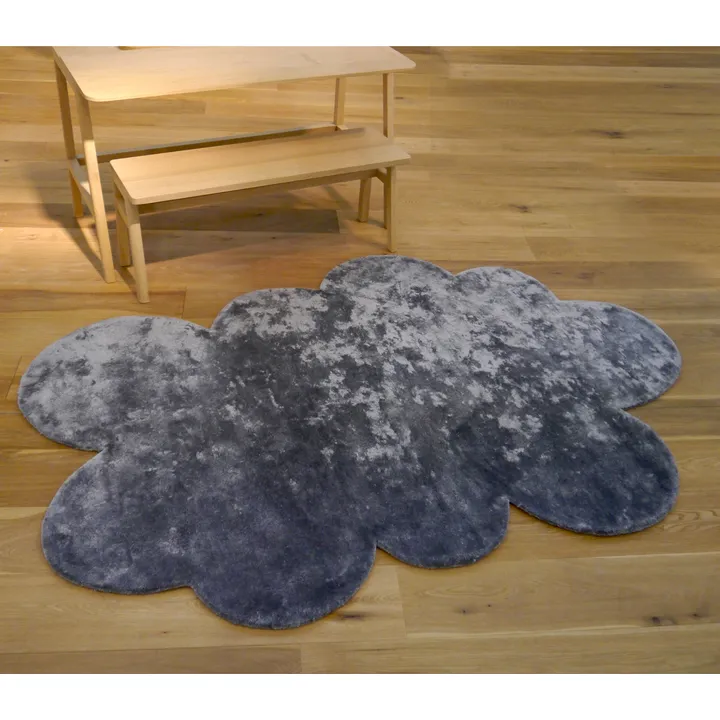 Pilepoil Tapis nuage | Gris foncé