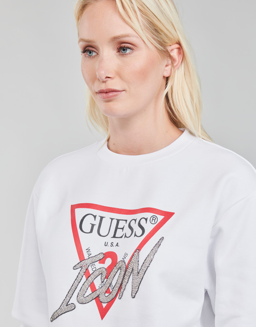 Guess - ICON FLEECE - Blanc