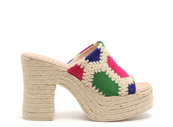 Gaimo mules et sabots talons femme country multicolore