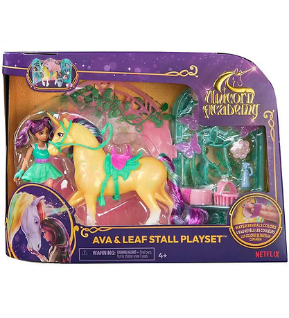 Unicorn Academy Spielfiguren - Ava & Leaf Verkaufsstand