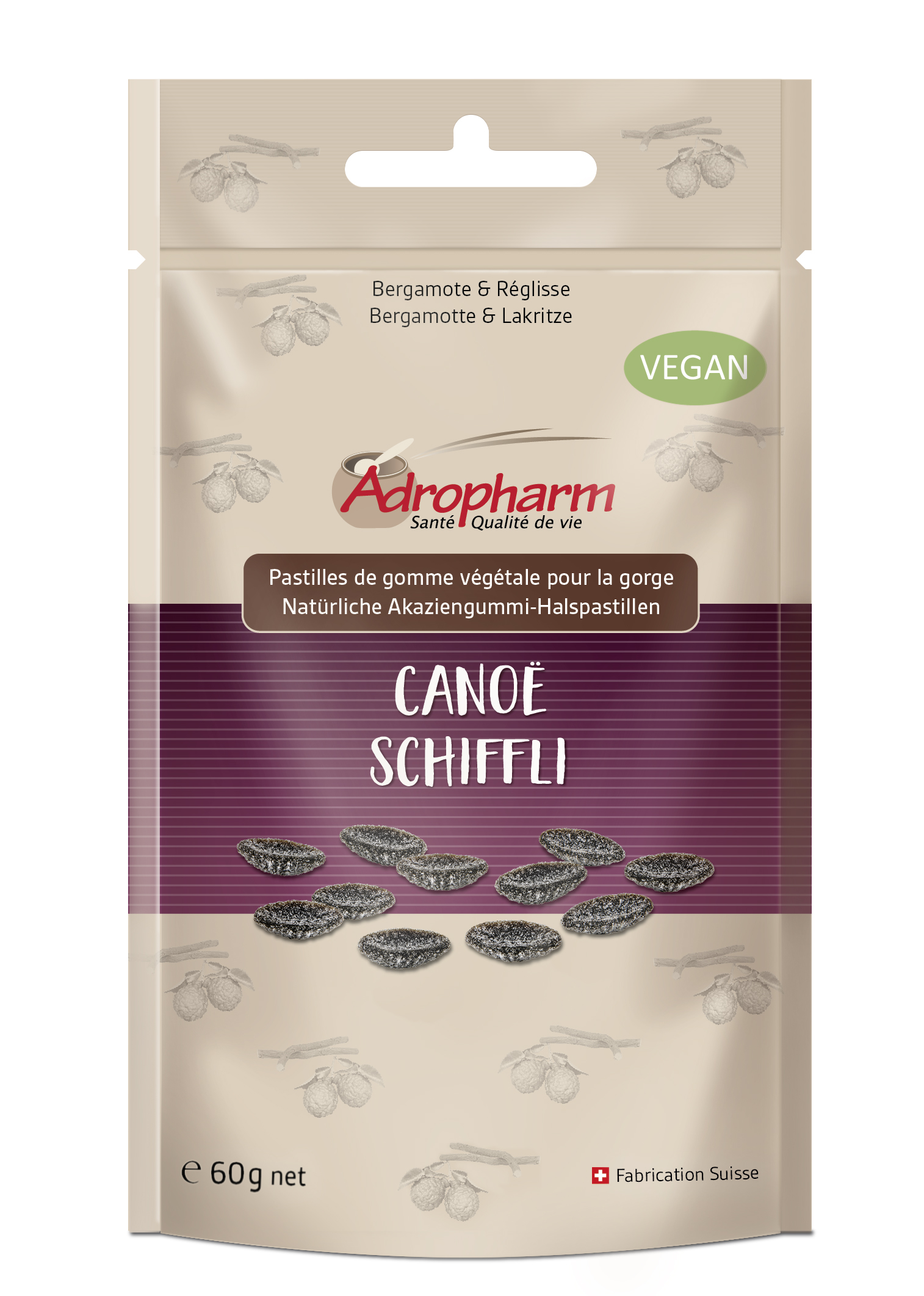 ADROPHARM Schiffli Bonbons Btl 60 g
