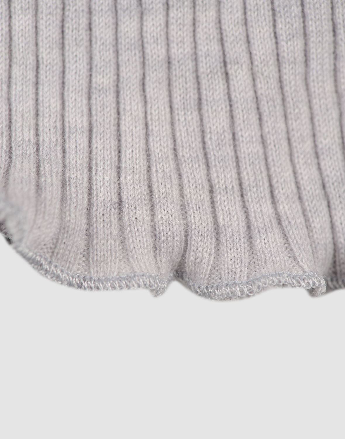 Jurk met ruches van merinowol voor baby's