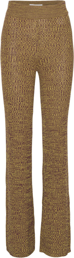 REMAIN Ribbed Staight Pants Old gold comb.