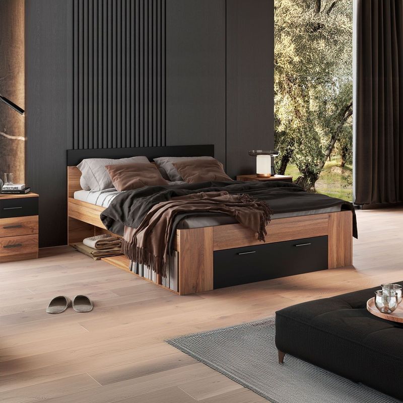 Houten Bed Bern - Naturel - Kajuitbed
