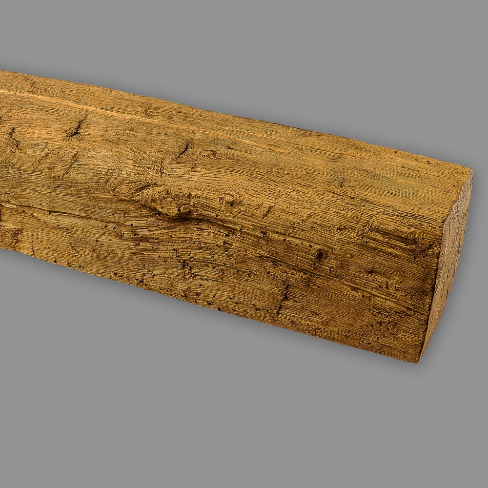 Plafondbalken, imitatie eikenhout, 9 x 6 cm, lengte 2 m, lichtbruin