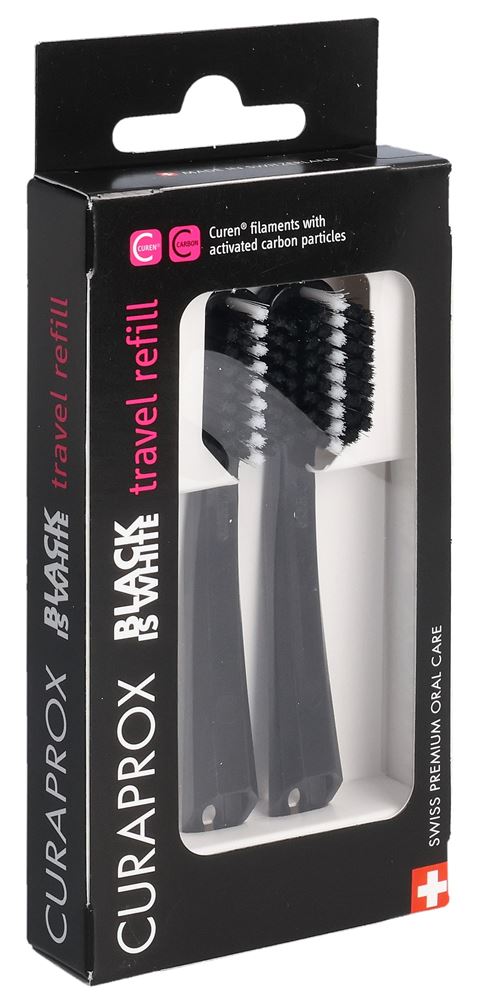 CURAPROX Black is white Travel Refill 1 Stk
