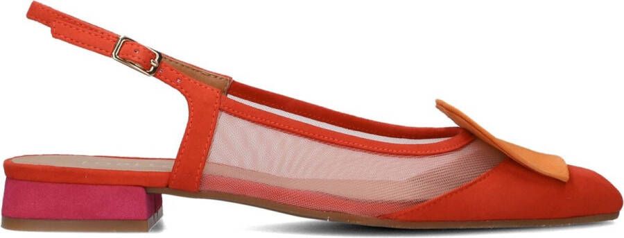 LODI Slingbacks Dames Bro5264 Maat: 37 Materiaal: Nubuck Kleur: Rood