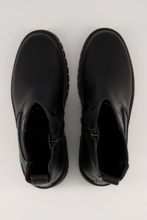 Chelesa-Boots, Jana Shoes, vegan, Veloursoptik, Weite G