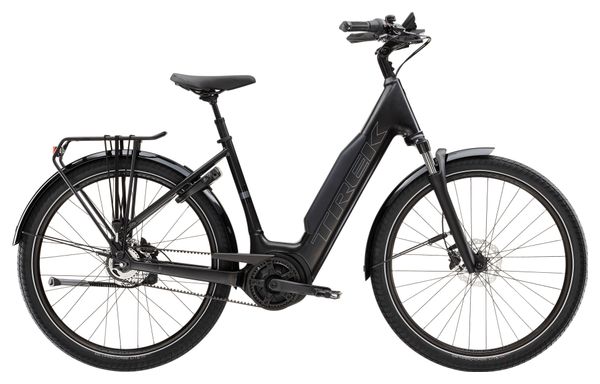 Vélo de Ville Électrique Trek District  4 Lowstep Shimano Nexus 5V Courroie 800 Wh 27.5'' Noir 2024