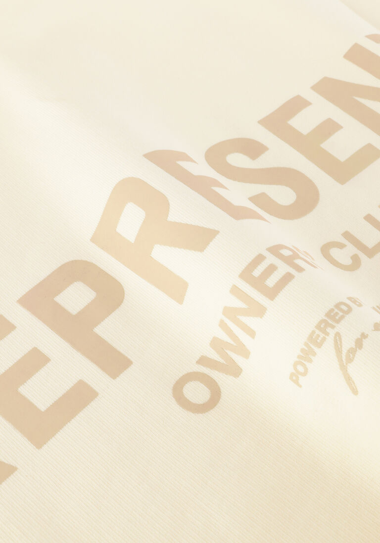 creme represent sweater owners club hoodie