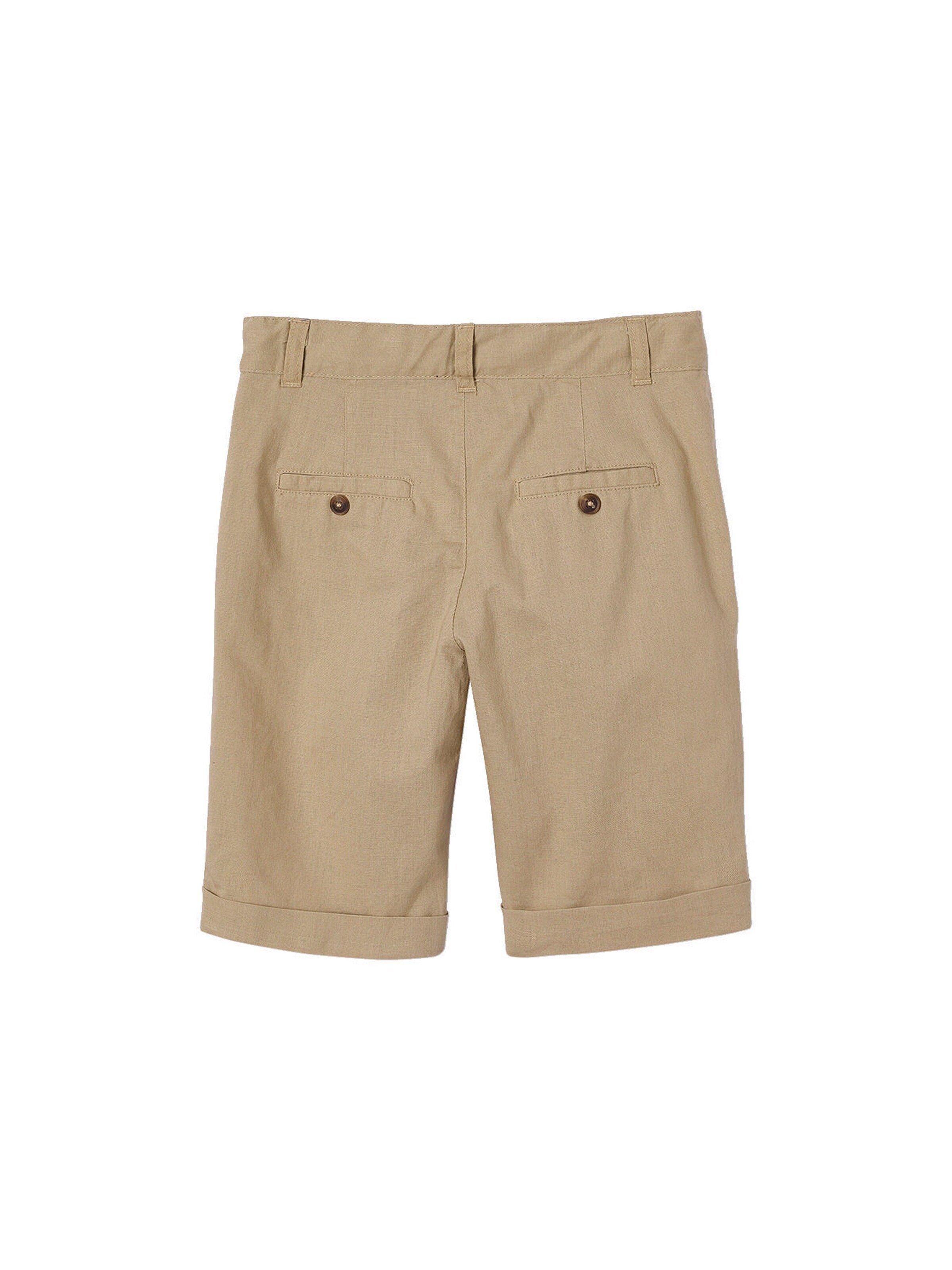 Vertbaudet Festliche Jungen Shorts, Bundweite verstellbar beige