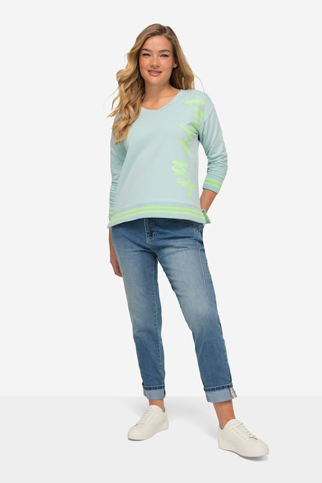 Boyfriend-Jeans, 5-Pocket, mit recyceltem Polyester