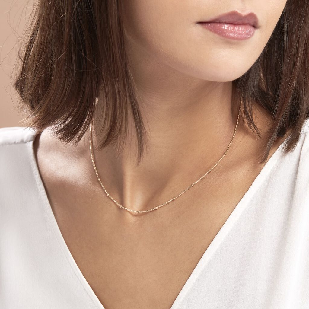 Collier Liza Plaqué Or Jaune