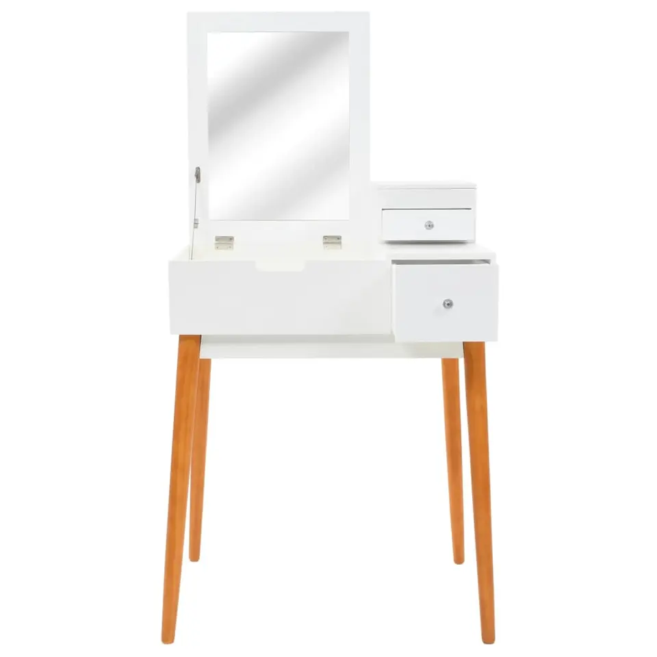 vidaXL - Kaptafel - Wit - MDF