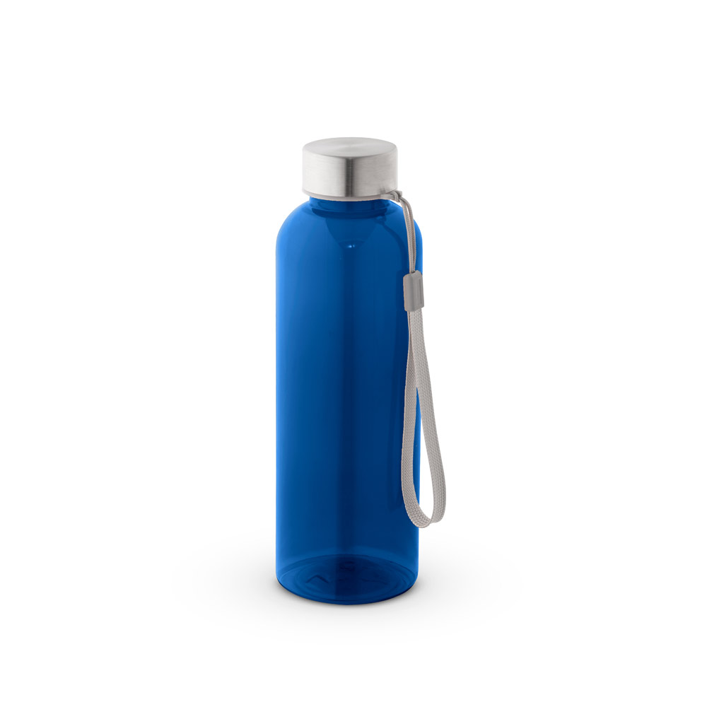 hi!dea 54326 - Bouteille PET recyclé (100% rPET) translucide, finition brillante 600 mL