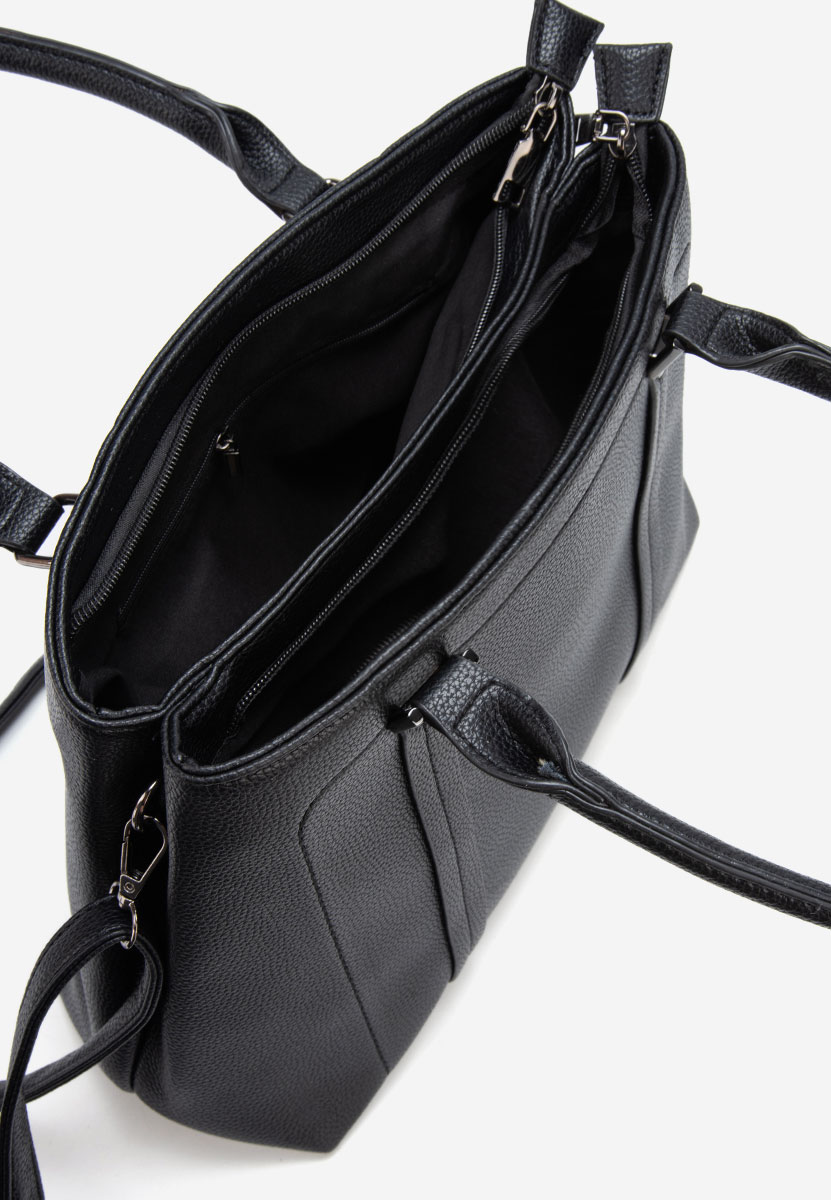 Sac à main noire Hamsa