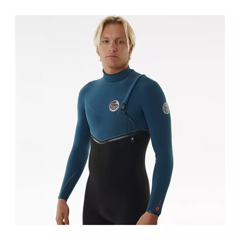 Combinaison intégrale RIPCURL EBomb 3/2 Zip Free Blue Green