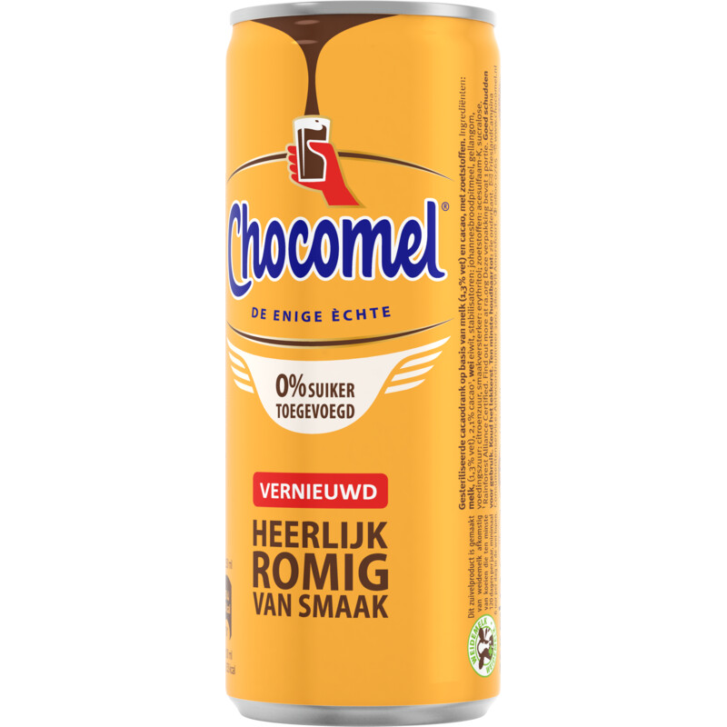 Chocomel 0% suiker toegevoegd