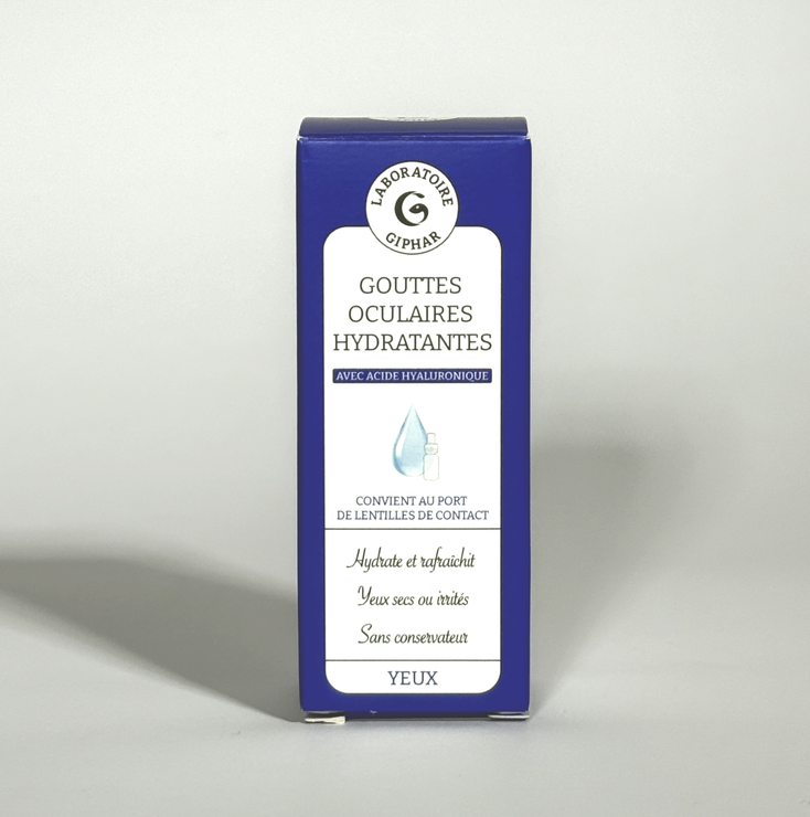 Gouttes oculaires hydratantes