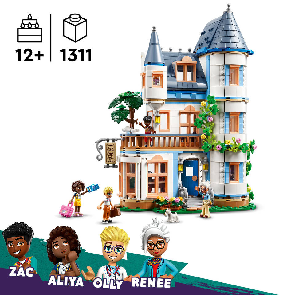 LEGO Friends bed and breakfast in kasteel 42638