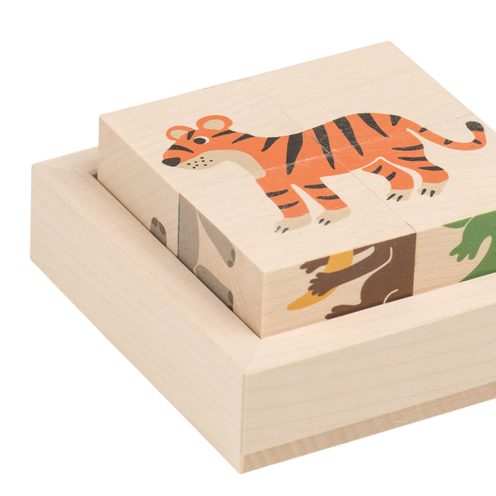 Würfelpuzzle Wild