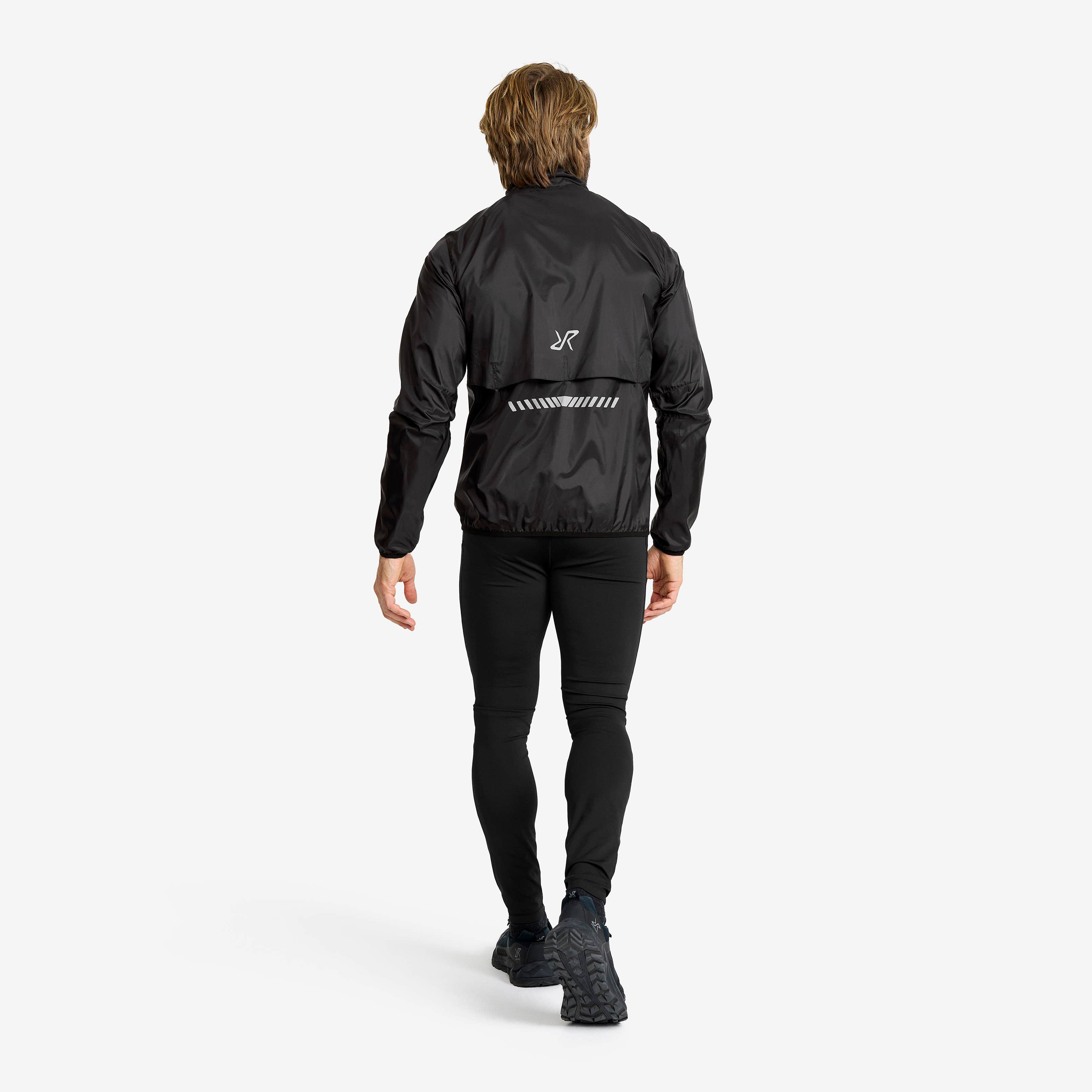 Unit Light Windbreaker Herre Black