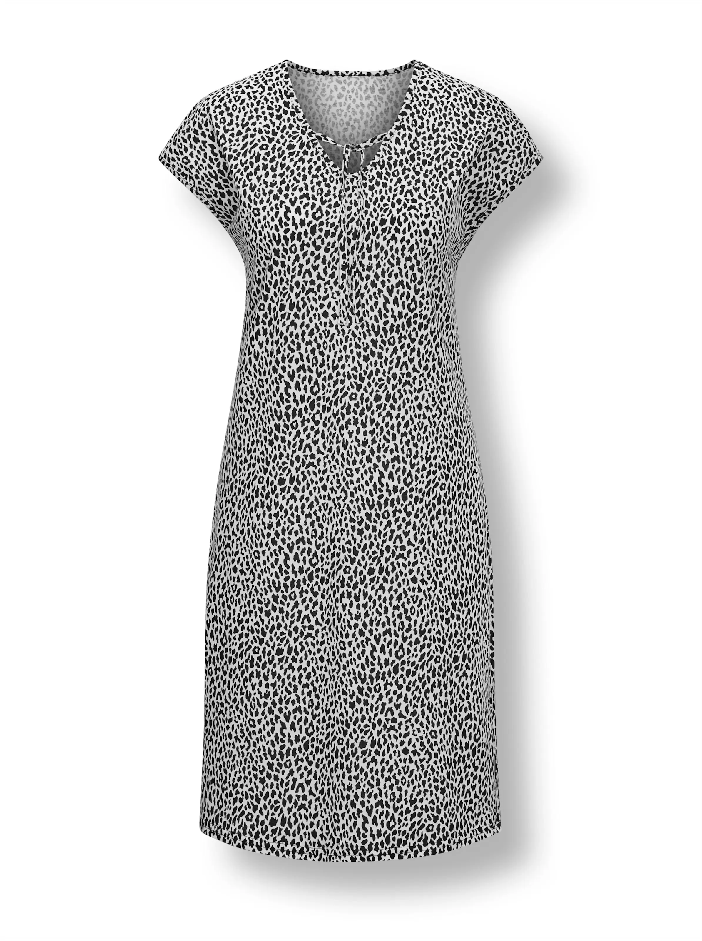 Sommerkleid in schwarz-weiß