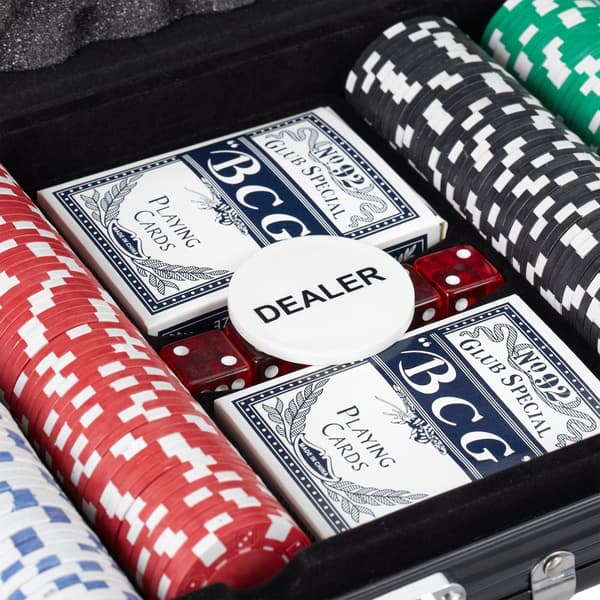 Pokerbag med 300 sjetonger