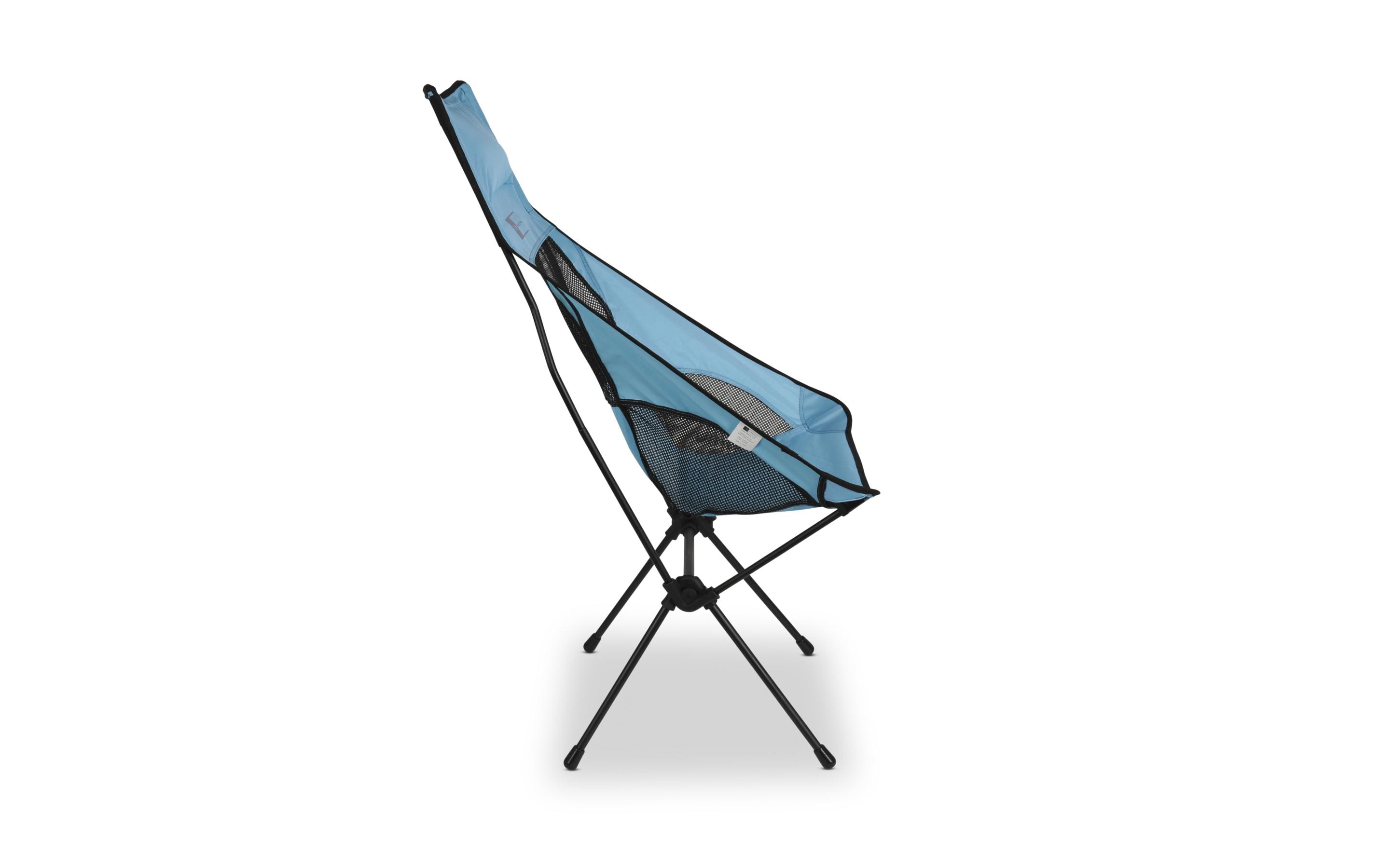 Campingstuhl Hoch Hellblau StahlCampingstuhl
