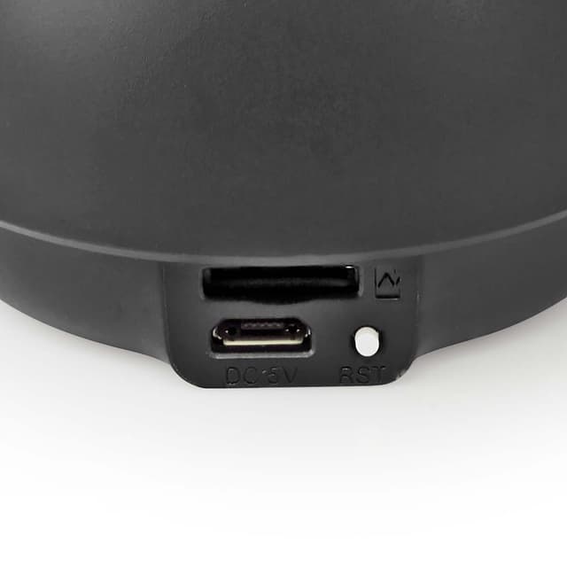 Nedis SmartLife Indendørs Kamera | Wi-Fi | Full HD 1080p | Pan tilt | Cloud Storage (mulighed) / microSD (ikke inkluderet) / Onvif | Med bevægelsessensor | Nattesyn | Sort