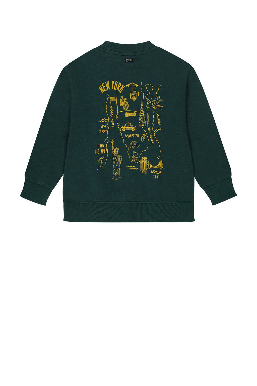 Tumble 'n Dry sweater Central Park donkergroen