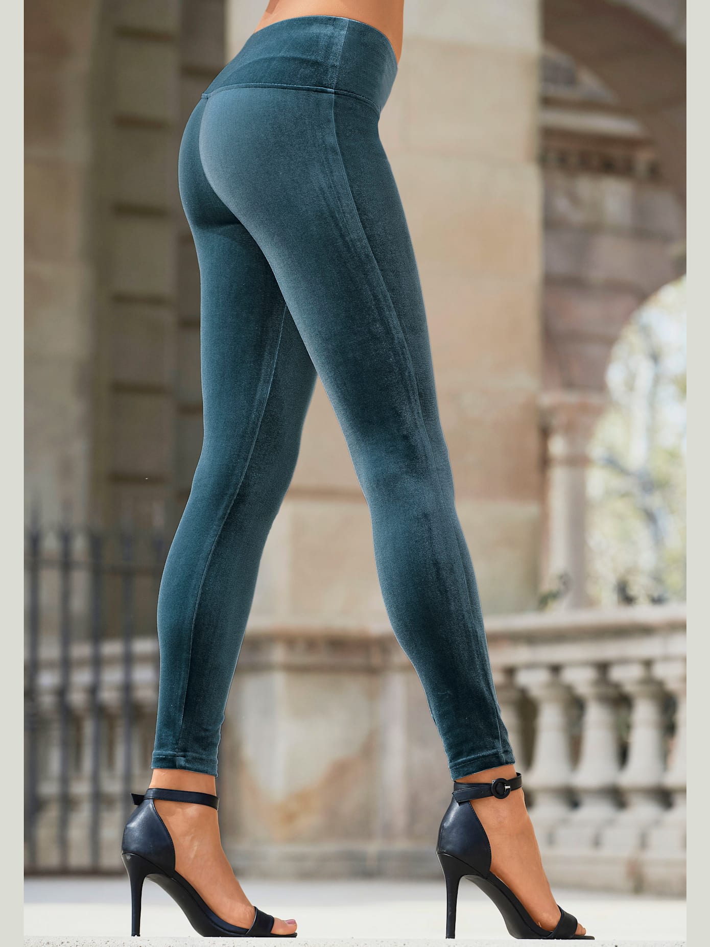 Legging caleçon brillant basique