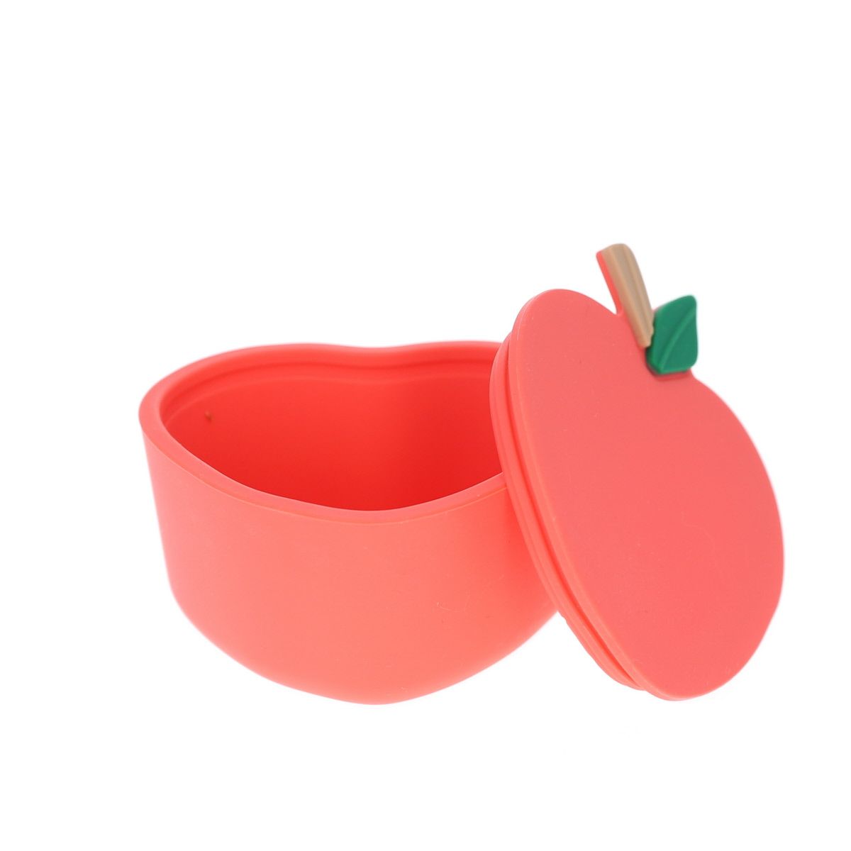 Boîte à goûter en silicone pomme Pause goûter