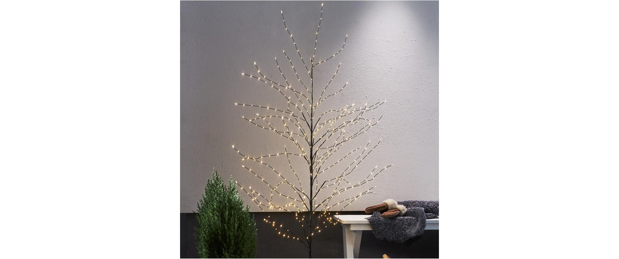 Baum Reedy, 1.8 m, Schwarz, 480 LED<br>LED Leuchtbaum